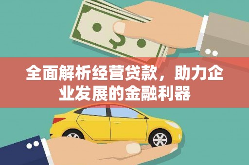 口湖全面解析经营贷款，助力企业发展的金融利器