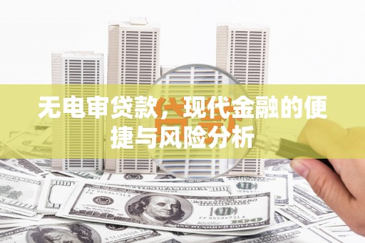 美溪无电审贷款，现代金融的便捷与风险分析
