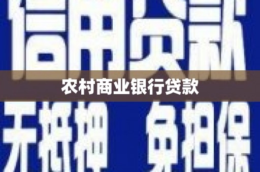 修文农村商业银行贷款