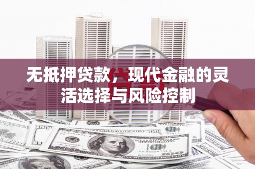 荣县无抵押贷款，现代金融的灵活选择与风险控制