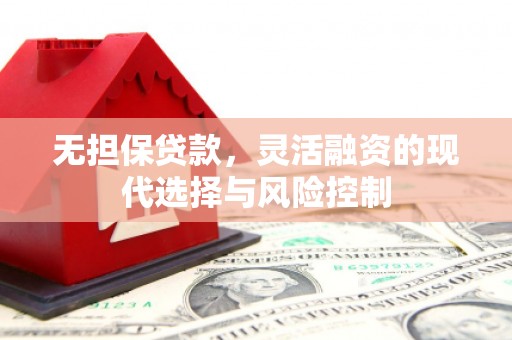 通江无担保贷款，灵活融资的现代选择与风险控制