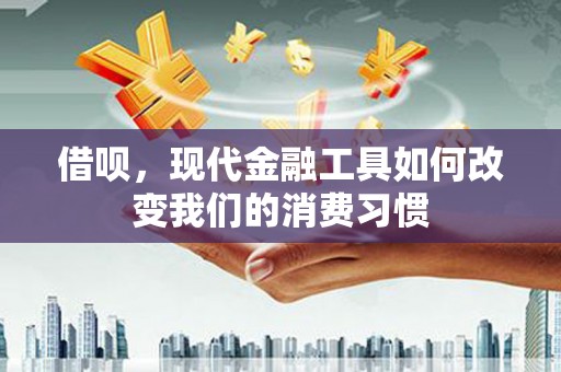 依兰借呗，现代金融工具如何改变我们的消费习惯