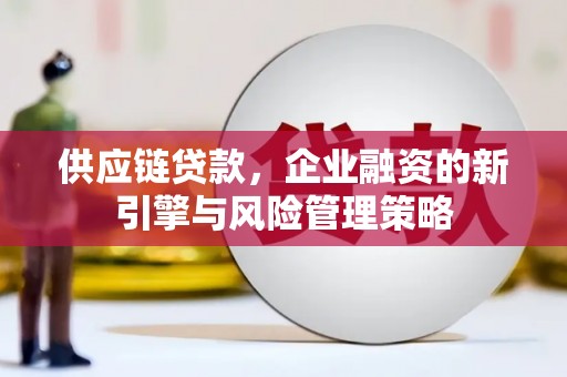 新建供应链贷款，企业融资的新引擎与风险管理策略