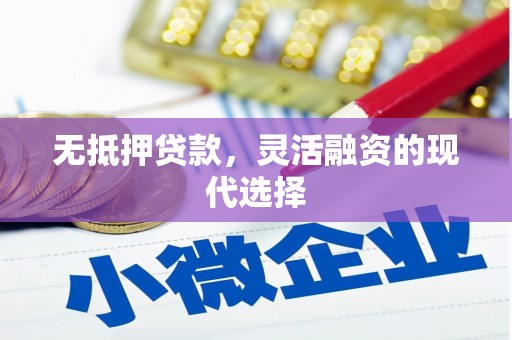 陵川无抵押贷款，灵活融资的现代选择