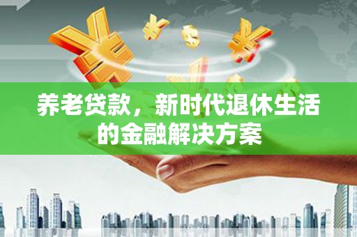 台西养老贷款，新时代退休生活的金融解决方案