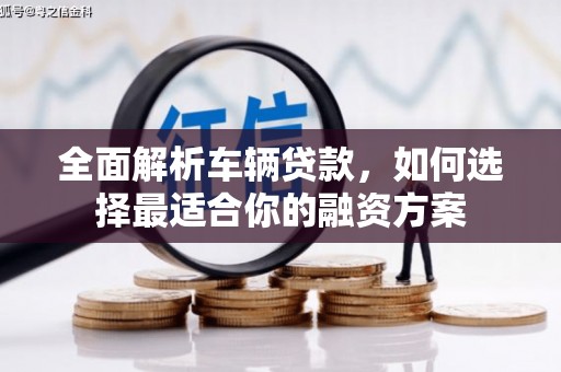 和静全面解析车辆贷款，如何选择最适合你的融资方案